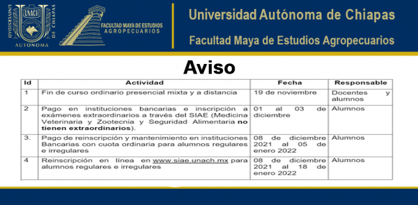 ACTIVIDADES DE FIN DE CURSO AGOSTO-NOVIEMBRE 2021 E INICIO DEL CICLO ENERO-JUNIO 2022