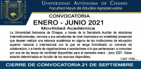 CONVOCATORIA MOVILIDAD ACADÉMICA ENERO - JUNIO 2021