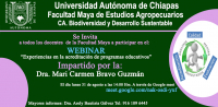 WEBINAR &quot;EXPERIENCIAS EN LA ACREDITACIÓN DE PROGRAMAS EDUCATIVOS&quot;