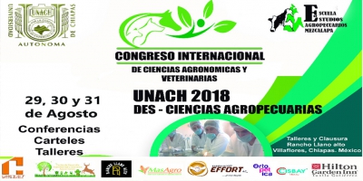 CONGRESO INTERNACIONAL DE CIENCIAS AGRONOMICAS Y VETERINARIAS