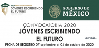 CONVOCATORIA 2020 JÓVENES ESCRIBIENDO EL FUTURO